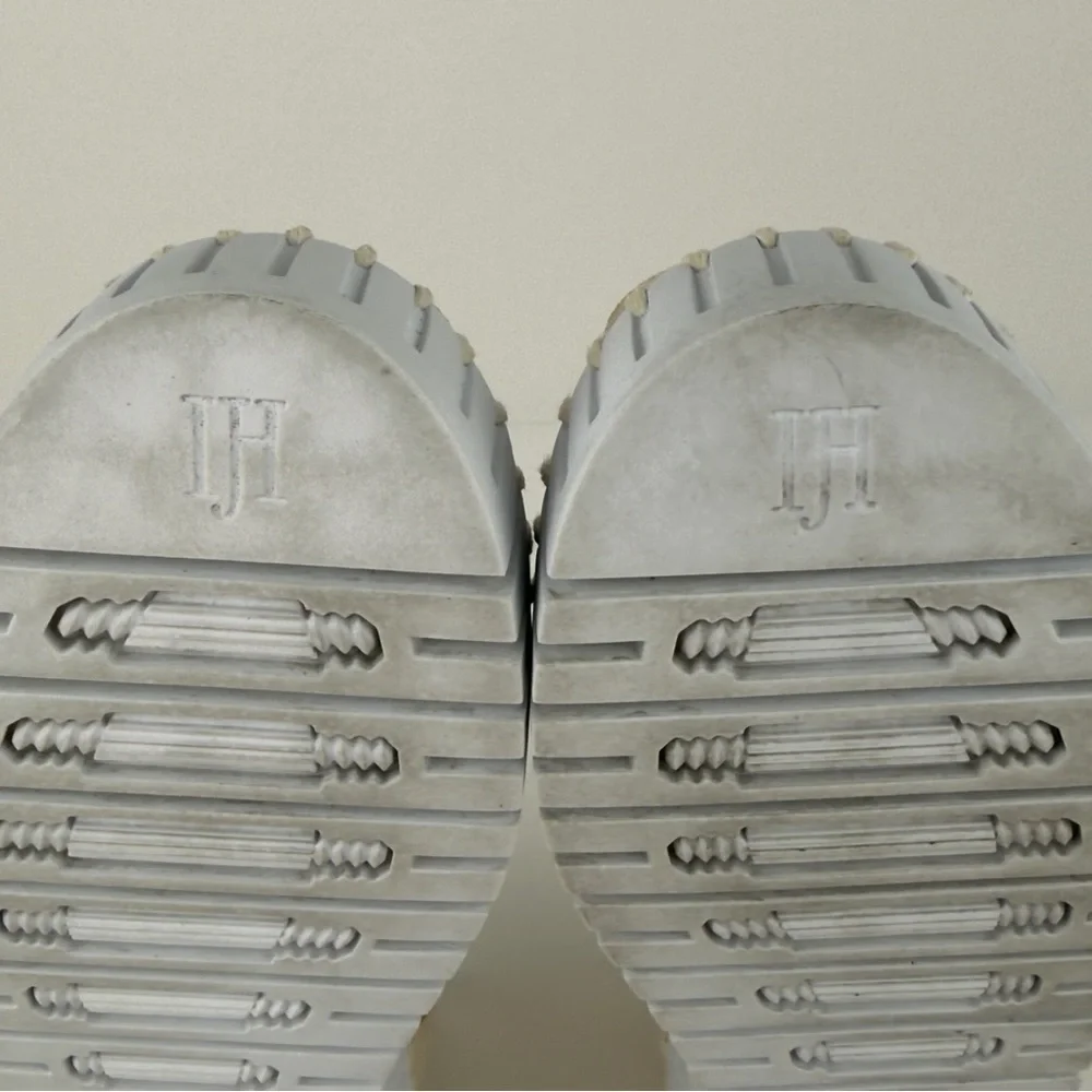 Ilse Jacobsen Tulip Platform Sandals Beige Peep Toe Comfort EU 40 US 9